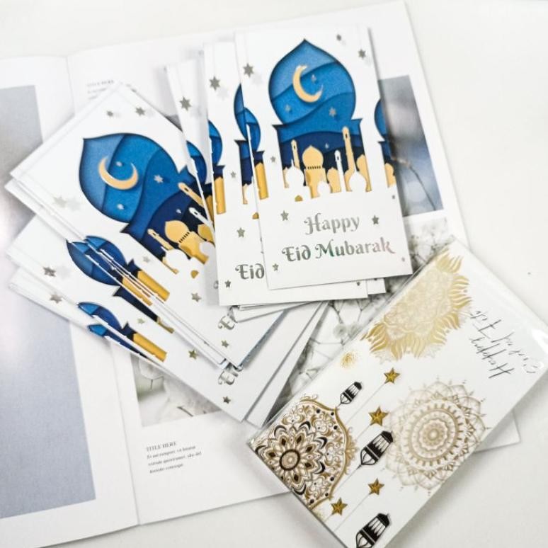 Special - Amplop LEBARAN motif islami BESAR isi 50/25/30pcs Amplop lebaran islami grosir