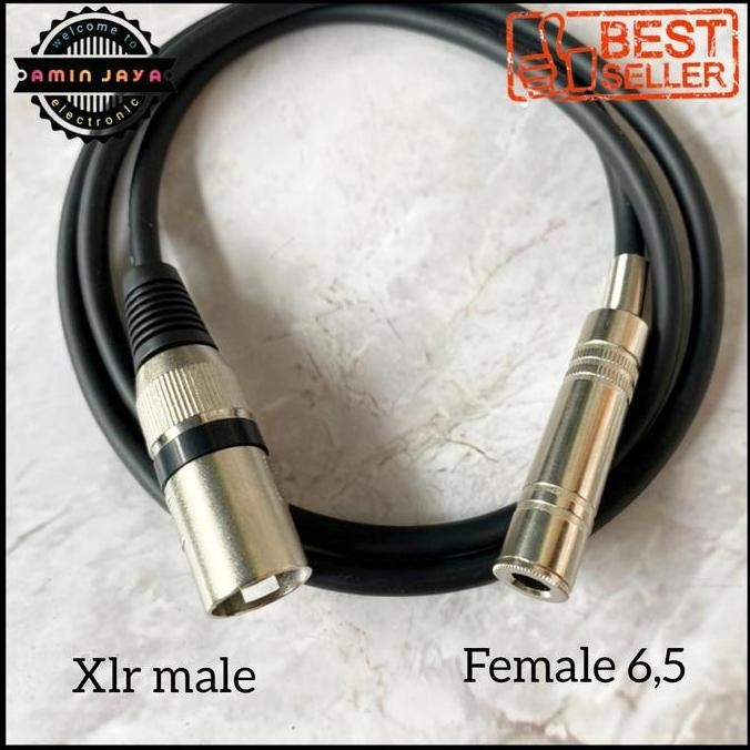DF282>> Kabel sambungan mic ke mixer / kabel xlr male to akai female