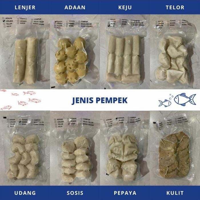 PEMPEK IKAN TENGGIRI SUPER ASLI LAMPUNG
