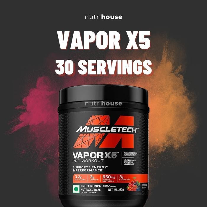 Muscletech Vapor X5 Next Gen Pre Workout Muscletech PWO