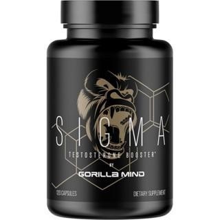 Gorilla Mind Sigma Testosterone Booster - Made with Tongkat Ali and Fadogia Agrestis Extract 120 Cap