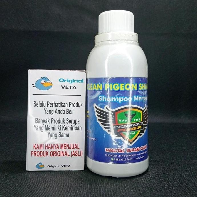 SHAMPO PERFECT POWER 250mL CLEAN PIGEON SAMPO MERPATI KICAU SHAMPOO BULU BURUNG KINCLONG JAMUR HILAN