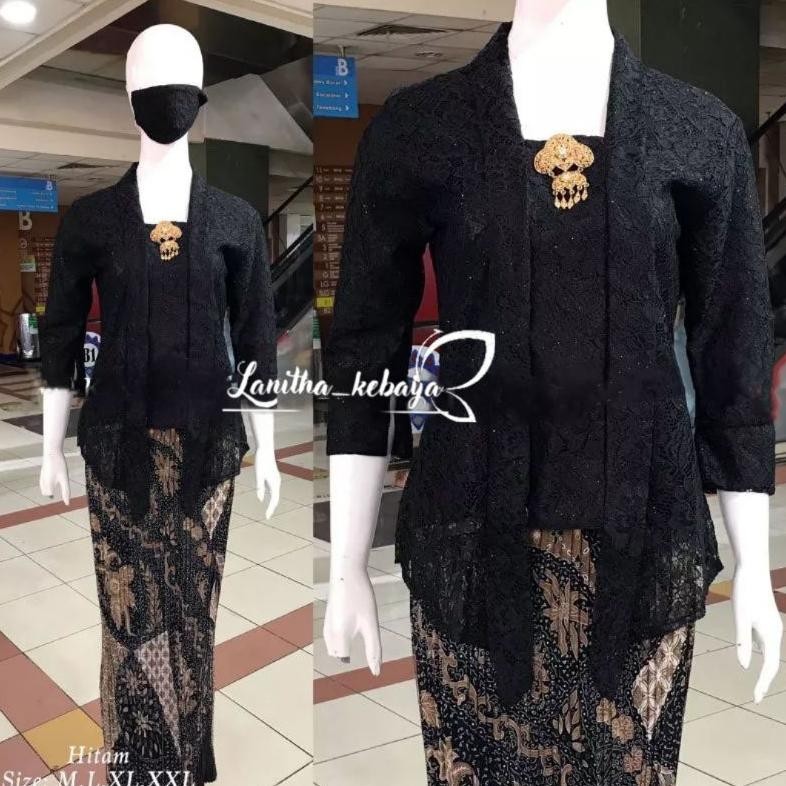 Set Kebaya Kutubaru Brokat Kebaya Wisuda Kebaya Kartini Atasan kebaya Kutubaru Kebaya Modern Blouse 