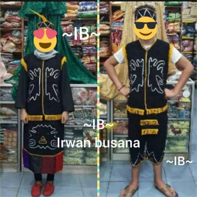 Baju adat kalimantan //  baju dayak SMA // dewasa