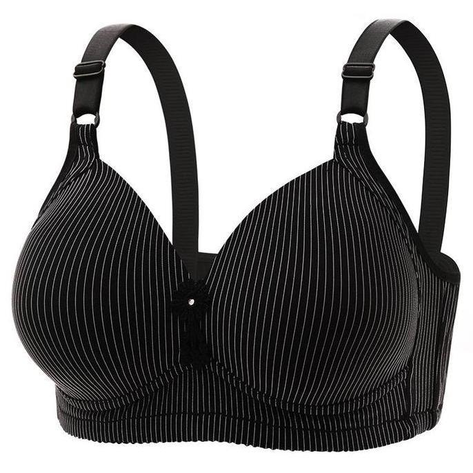 Bh Wanita Jumbo Cup Besar Bra Dewasa Tanpa Kawat Kait 4 B112 - Remaja, Katun Spandeks Nilon