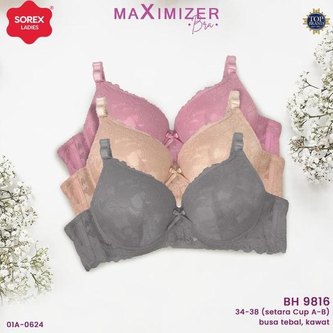 Sorex Bra Kawat Busa Tebal 9816
