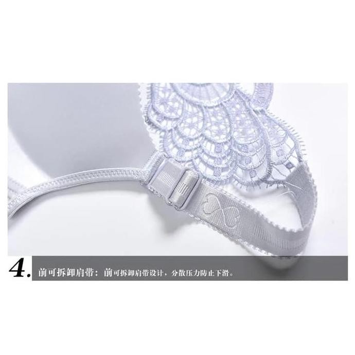 Seamless Beautiful Butterfly Back Bra (Bh Kupu Kupu) Tanpa Kawat