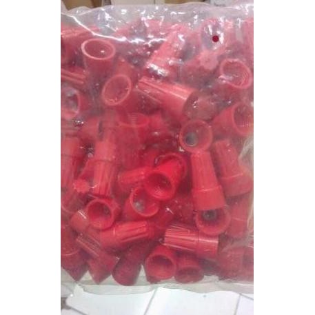 Lasdop 6mm MERAH / Lasdop Putar / Lasdop Listrik