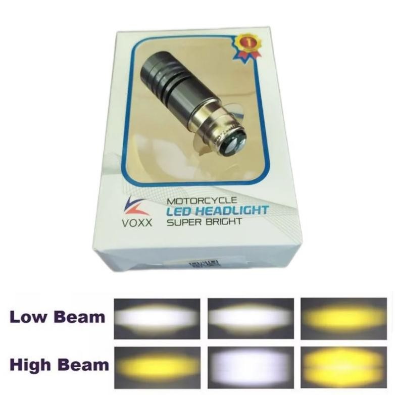 Update lampu LED laser H6 VOXX beat Vario Mio Supra x matic bebek paling terang jupiter AC dc ..