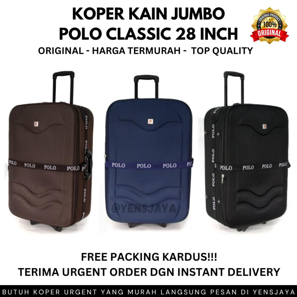[JUMBO] KOPER POLO CLASSIC UKURAN 28 INCH - KOPER KAIN JUMBO BESAR MURAH ORIGINAL