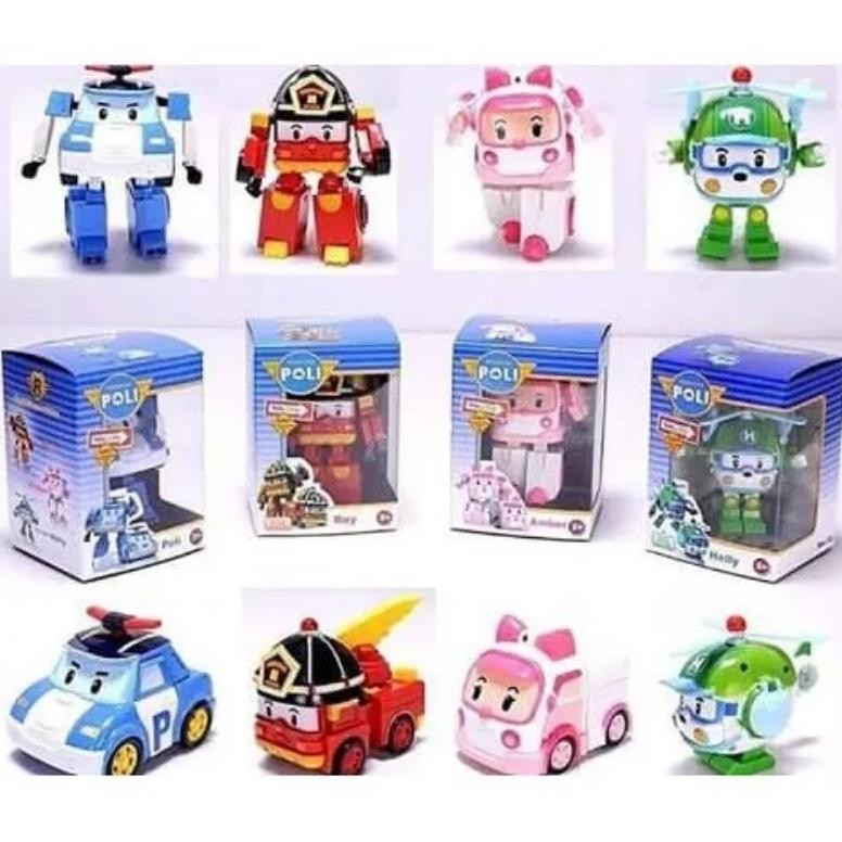 Terlaris FAMILY TOYS ONLINE SHOP ROBOCAR HERO ROBOT 2 IN 1 TRANSFOMER ROBOT JADI MOBIL MAINAN ANAK A