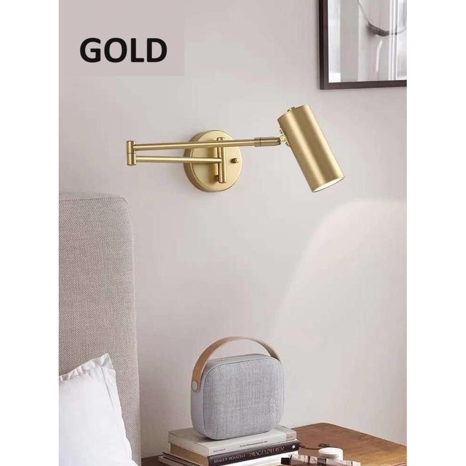 FL 1671 LAMPU DINDING BACA BUKU MINIMALIS MODERN TANGKAI FLEKSIBEL SOROT BEDSIDE LAMP Murah