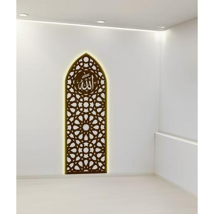 Hiasan Dinding Mihrab Mushola Kubah | Ali