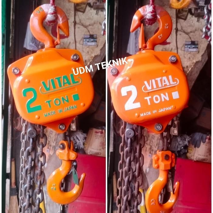 CHAIN BLOK / TAKAL / TAKEL / KATROL 2Ton VITAL BERGARANSI