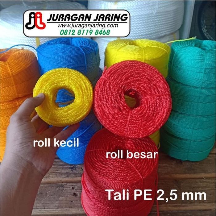 TALI TAMBANG PLASTIK 2,5 MM ROLL BESAR