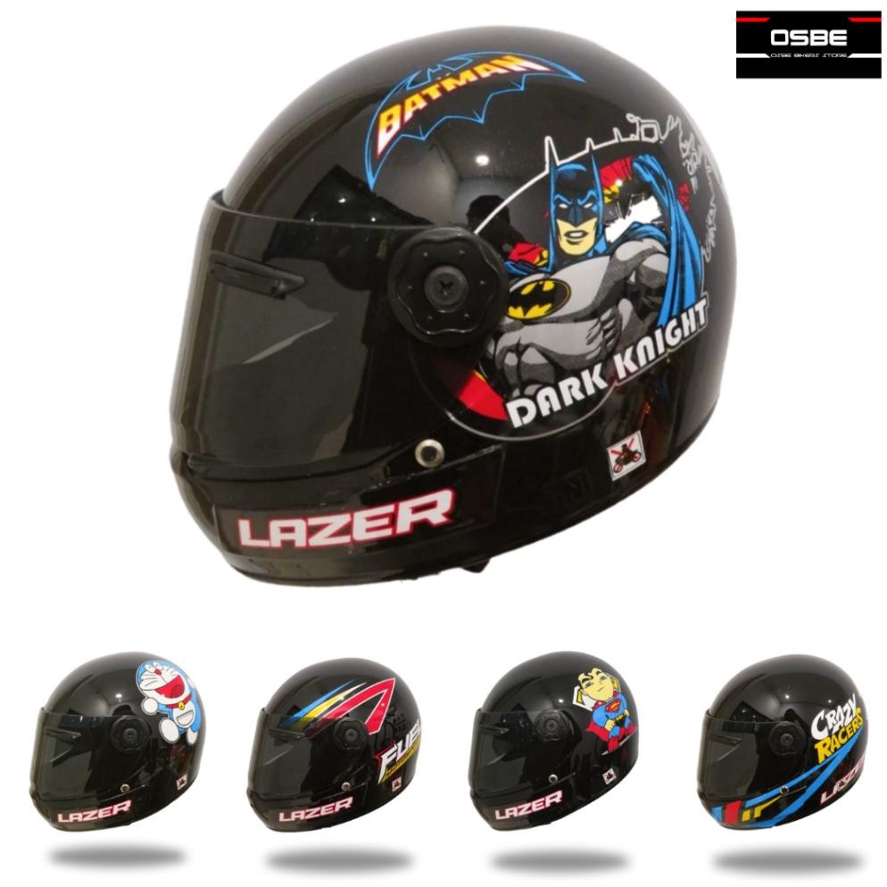 HELM FULL FACE ANAK WEST/HELM ANAK LAZER/ FULL FACE MOTIF/KARAKTER/ ANAK ANAK COWO/ANAK ANAK CEWE/ M