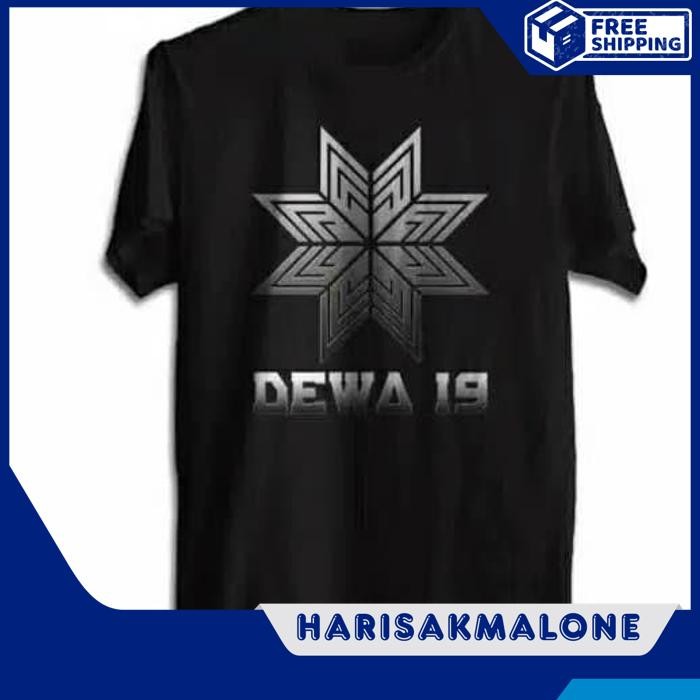 BERKUALITAS TINGGI KAOS TSHIRT BAJU OBRAL MURAH COMBED 30 DISTRO DEWA 19 CUT SILVER BALADEWA AHMAD D