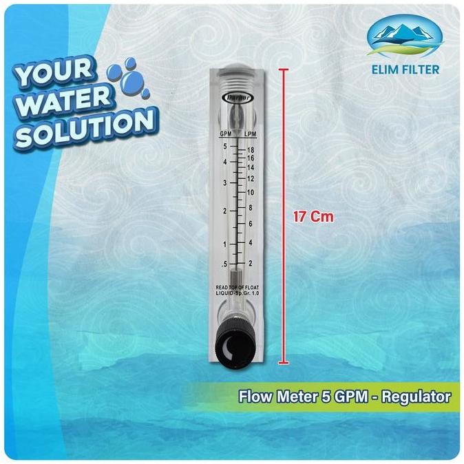 Flow Meter 5 GPM - Flow Meter Air - REGULATOR