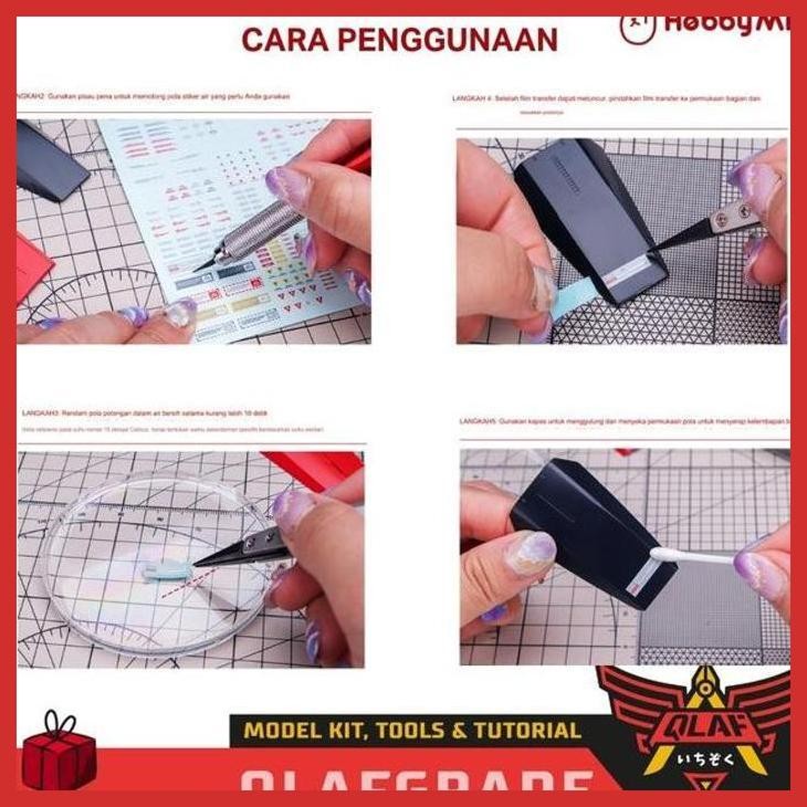 (GUNDAM) WATER DECAL LARGE VOL 1- 007 GLOW IN THE DARK UV MG HG RG PG - HIGH RES. WATER SLIDE DECALH