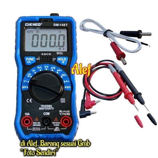 TERMURAH - avometer digital dekko DM 148 avo meter dm148 auto multitester dm 148T