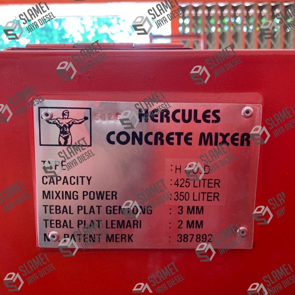 Molen Mixer Cor Semen Hercules 50Kg **