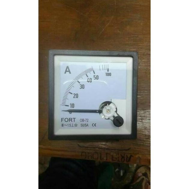 panel amper meter analog/amper meter via CT/5A class 1,5