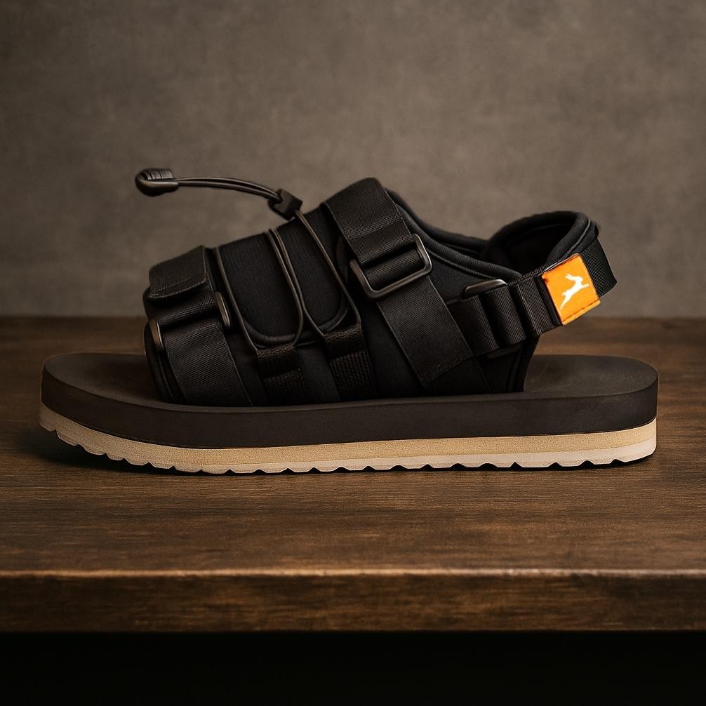 Kuke Vienna Combat Sole - Runo Project - Sandal Pria - Sandal Gunung Pria Traveling Hiking Camping J