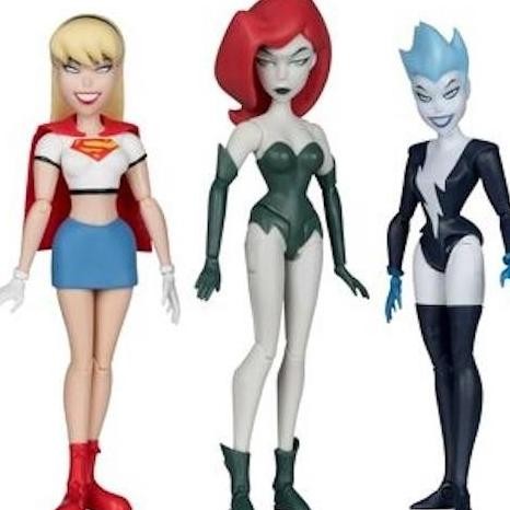 BestSeller PROMO  MCFARLANE TOYS THE NEW BATMAN ADVENTURES POISON IVY LIVE WIRE SUPERGIRL NIGHT