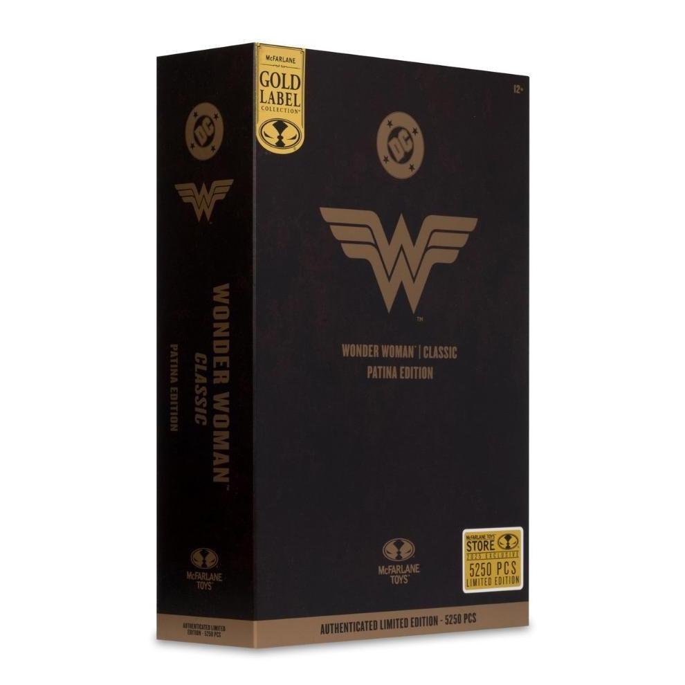 BestSeller PROMO  MCFARLANE TOYS WONDER WOMAN (CLASSIC) GOLD LABEL PATINA EDITION TOY AND HOBBY