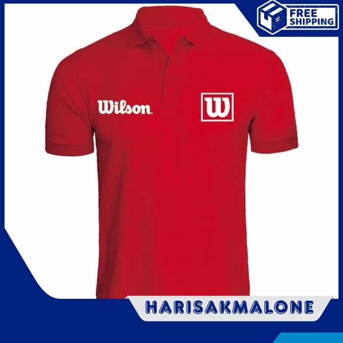 OBRAL DISKON KAOS POLO SHIRT TSHIRT BAJU KERAH DISTRO WILSON POLOS CUSTOM INDONESIA PRIA WANITA UNIS