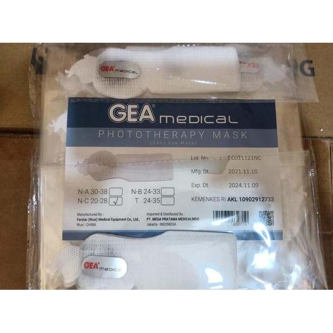 Penutup mata bayi GEA / Baby Eye Mask Fototerapy