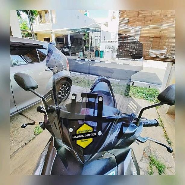 PAKET Breket+Visor 40cm V2 Honda Vario 110 | 125 | 150 Vario Tahun lama sampai 2017 Visor Vario Modi