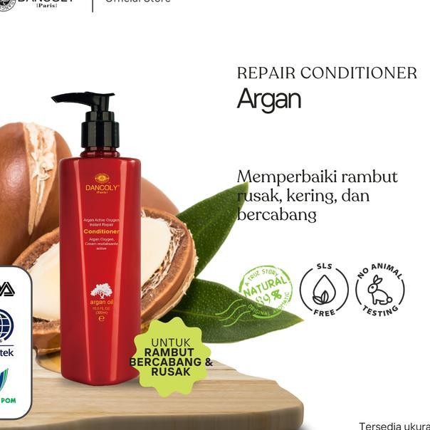 Dancoly Argan Nt Repair Conditioner For Dry Damaged Hair Conditioner Argan Untuk Rambut Kering Rusak