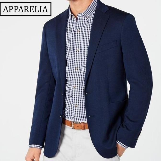 BLAZER PRIA CASUAL NAVY EXCLUSIVE CASUAL SLIM FIT NIKAYU