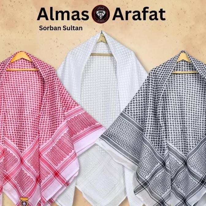 Sorban Saudi Almas Super segi empat sorban premium KAR