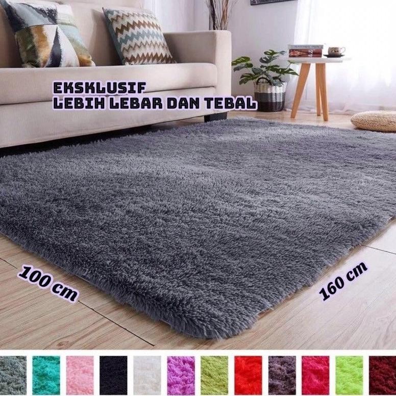 KARPET BULU RASFUR UK 103 165 3cm dan UK 100 150 x 4cm.