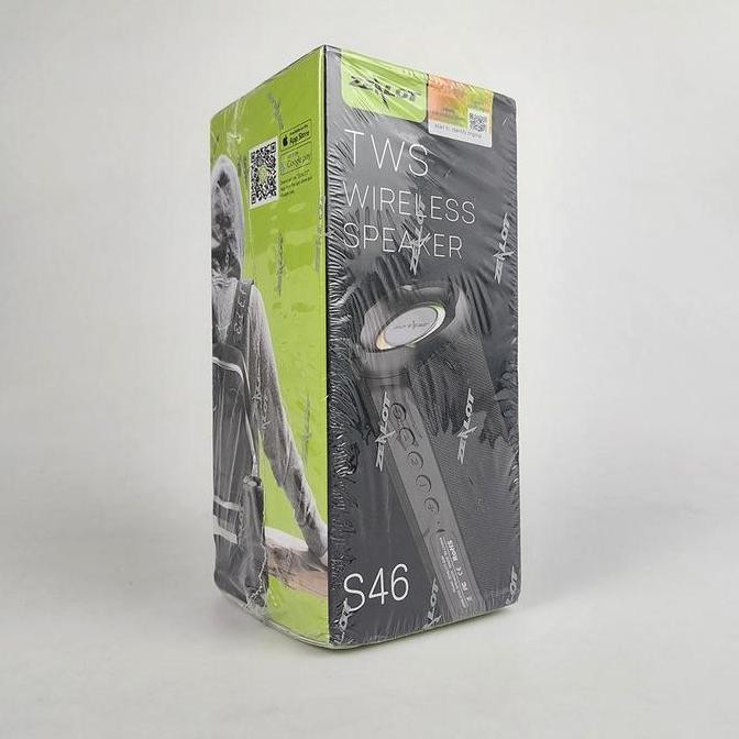 Original Zealot Portable Bluetooth Wireless Speaker Outdoor Waterproof - S46 - Black