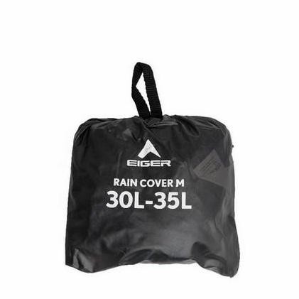 Coverbag Eiger Transparent Raincover M 30-35L Rainsuit Tas Ransel