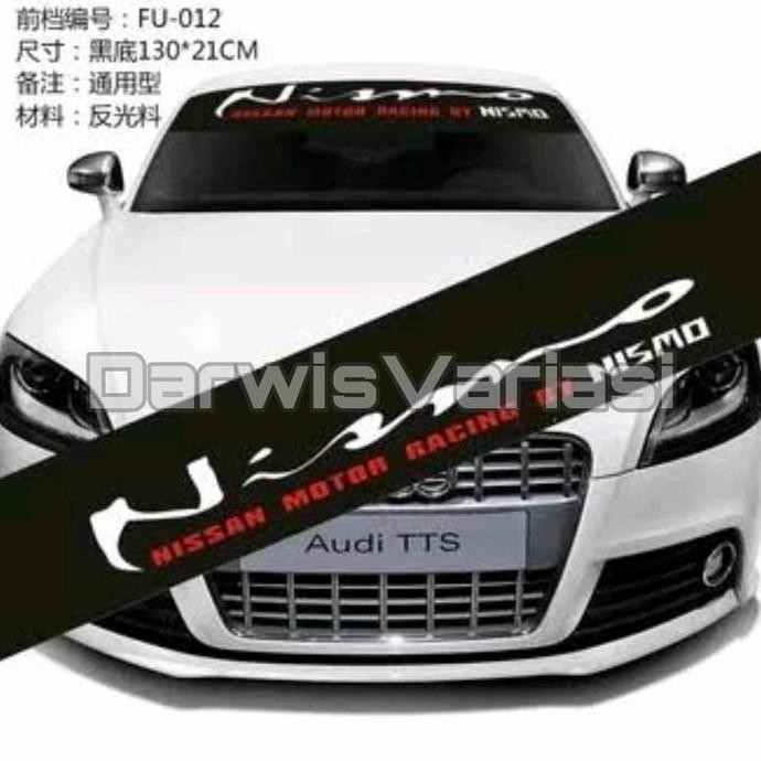 READY STOCK STIKER STICKER KACA MOBIL DEPAN NISMO 