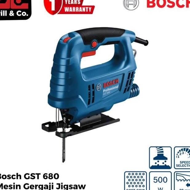 Bosch Gst 680 Mesin Gergaji Jsaw Pemotong Kayu Listrik