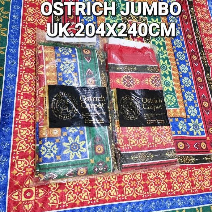 Promo KARPET TURKI OSTRICH UKURAN JUMBO COD