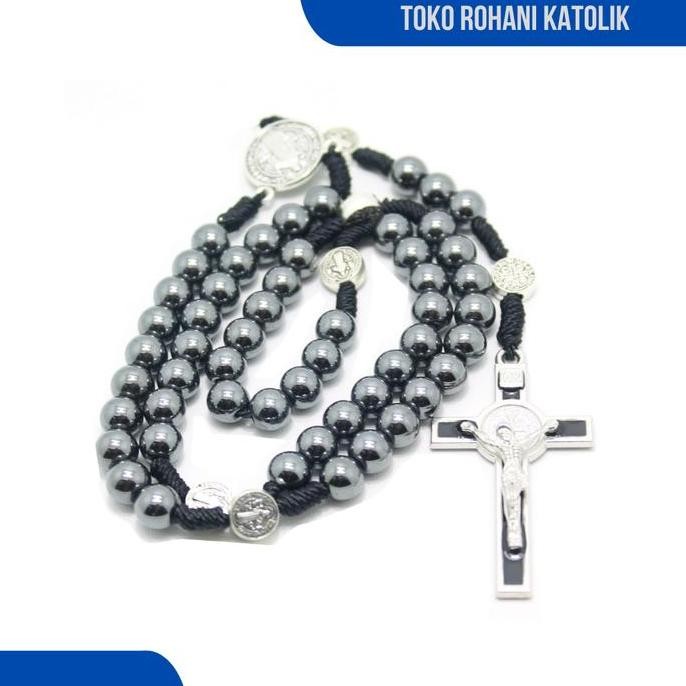 ROSARIO ITALY 8 MM (BATU BLUSTIN) / ROSARIO KATOLIK / KALUNG ROSARIO KATOLIK / ROSARIO PREMIUM / ROS