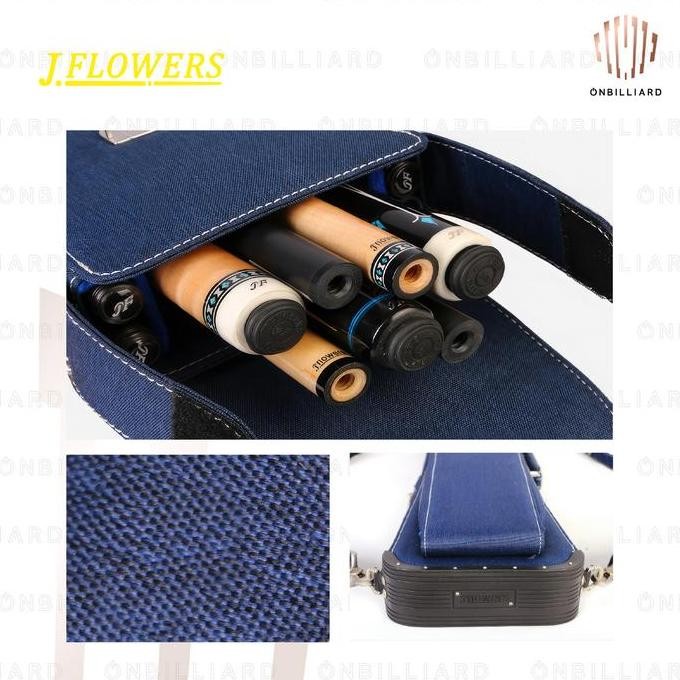 Jflowers Trojan Jf0056 Tas Stick Billiard 3X4 3B4S Cue Soft Case Jfs Jf Premium