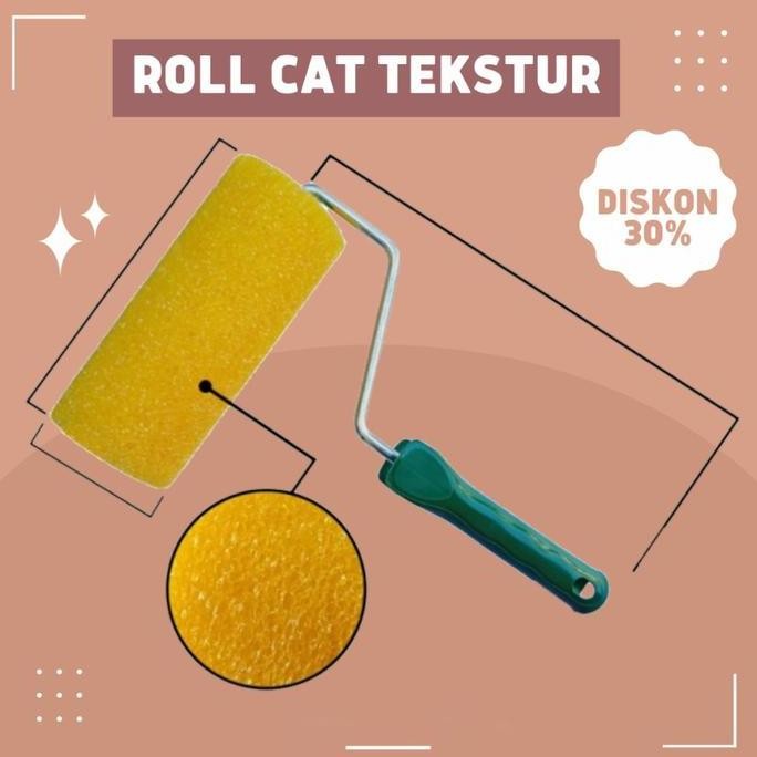 Roll Cat Tekstur Kamprot/Roll Khusus Cat Tembok Tekstur Kamprot KALI