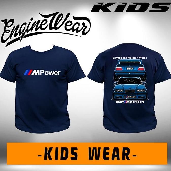 kaos anak bmw E36 anak bimmer M3 E30 E46 E34 E90 baju tshirt mobil br
