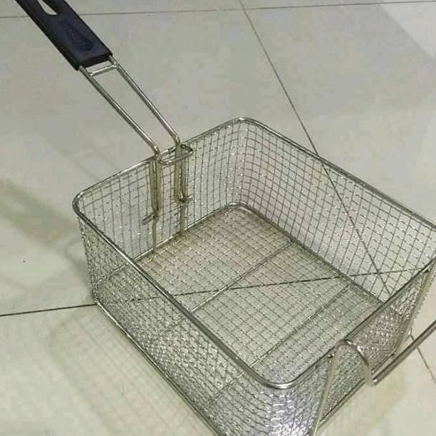 Panci Deep Flyer/Wajan Kotak/Penggorengan Kotak Set Stainless