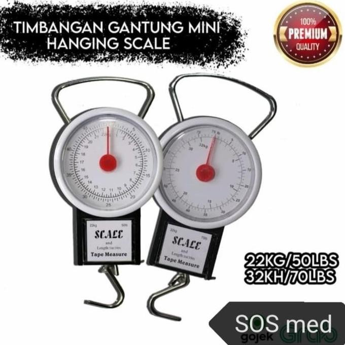 Timbangan Gantung Manual Mini 32 Kg / Timbangan Koper dan lain lain