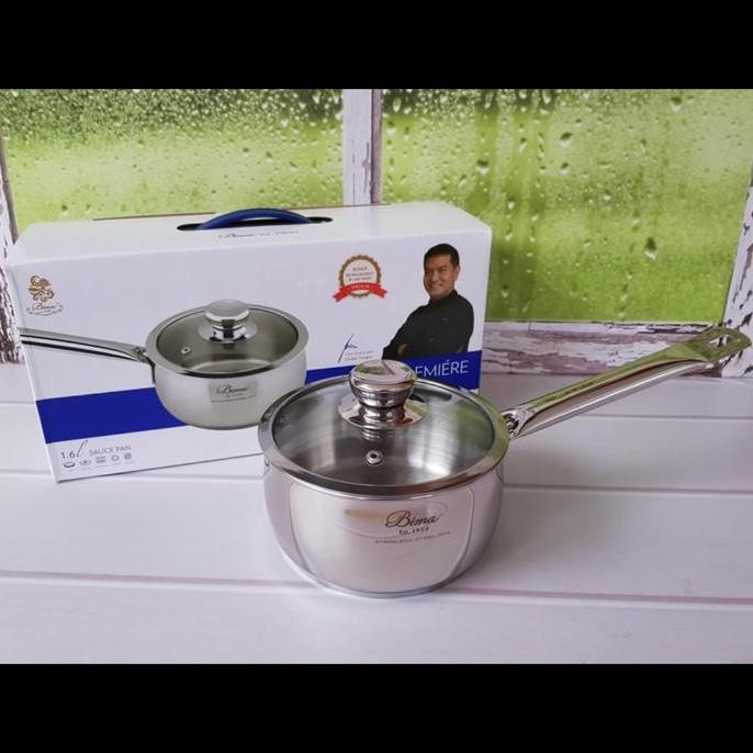 Bima Origin Premiere Saucepan 16Cm Panci Bima Glass Lid B2002116