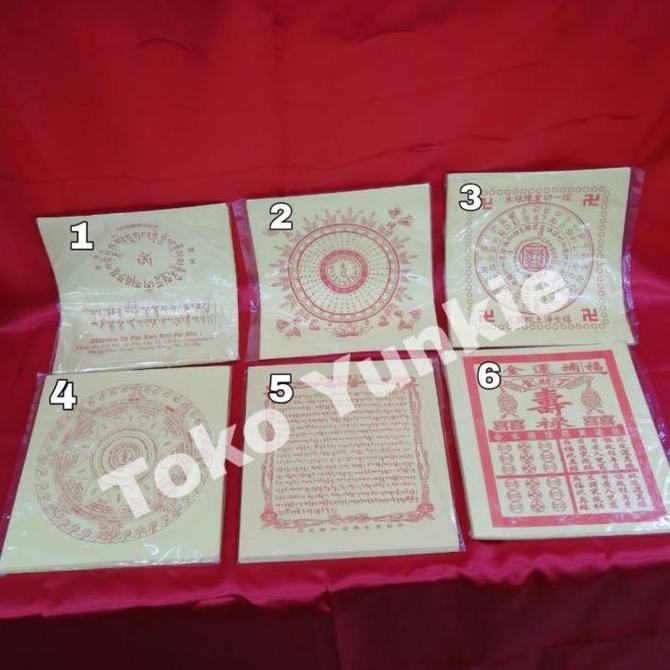 Alat Sembahyang Kertas Tantra Tanggung 1 tali isi 10 plastik