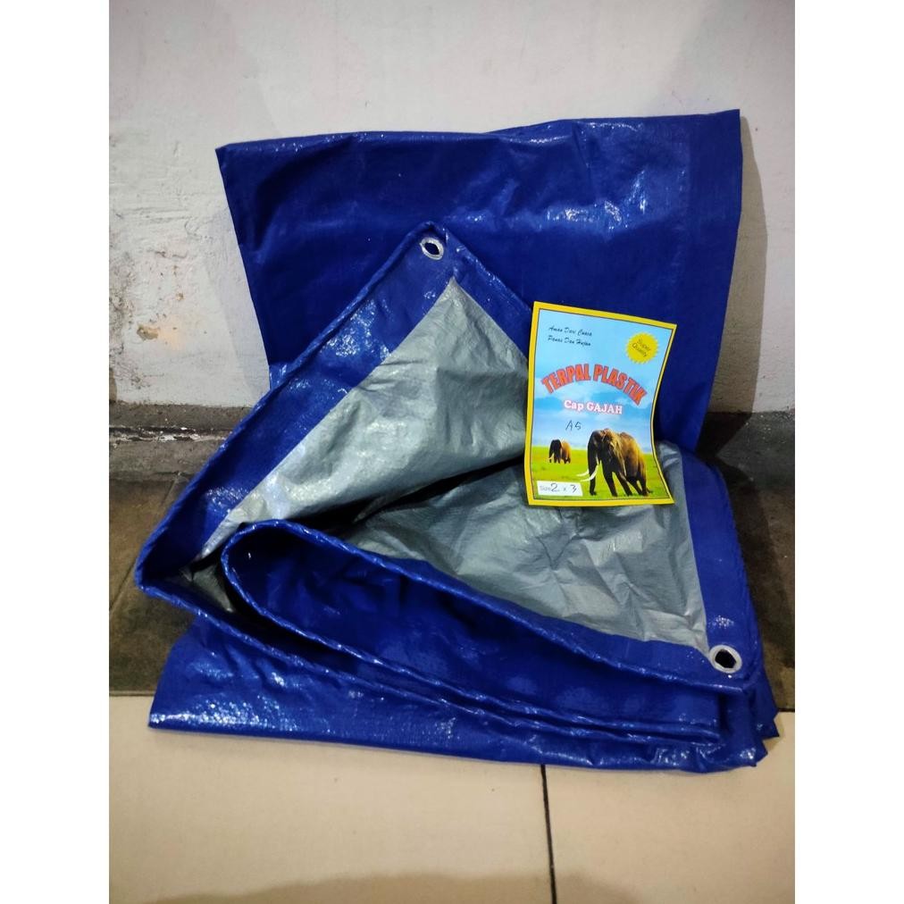 Terpal Plastik A5 ukuran 4x6 meter Cap Gajah